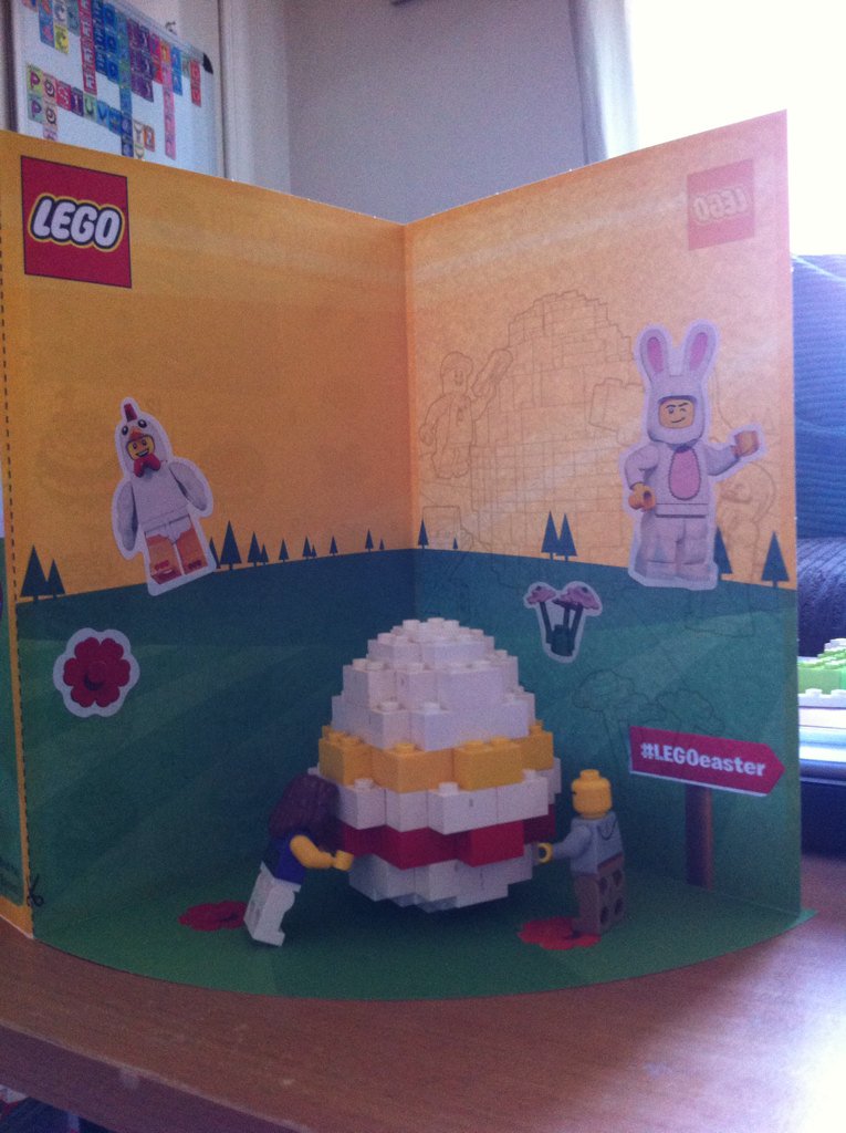 pauldbate's tweet photo. #LEGOEaster https://t.co/iHYhR7Zwfk