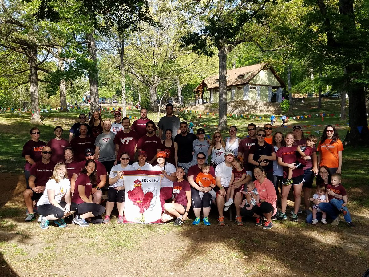 AtlantaHokies's tweet photo. Beautiful morning for the Atlanta #VT32RUN We will never forget the 32 members of our Hokie Family that were taken far too soon #LiveFor32 https://t.co/eMOnZeFc6F