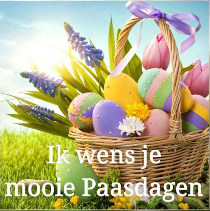 Iedereen fijne paasdagen