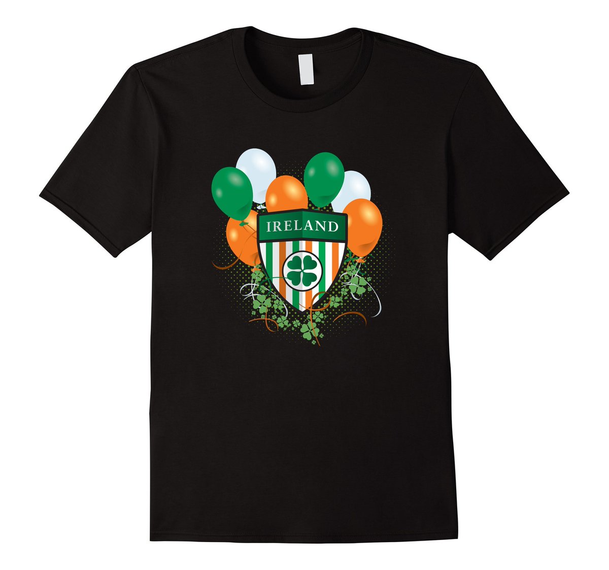 PrimeMerch's tweet image. St. Patty's Day Balloons Shield Colors Irish Flag T-Shirt amzn.to/2pmQmJK