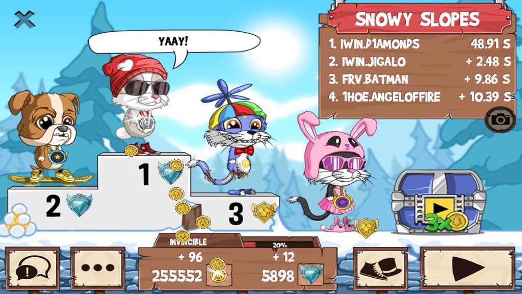 D1AMONDSFR2's tweet photo. Get on my level, son! #funrun2 #Jigalo #BATMAN #AngelofFire https://t.co/p0yr3jv26G