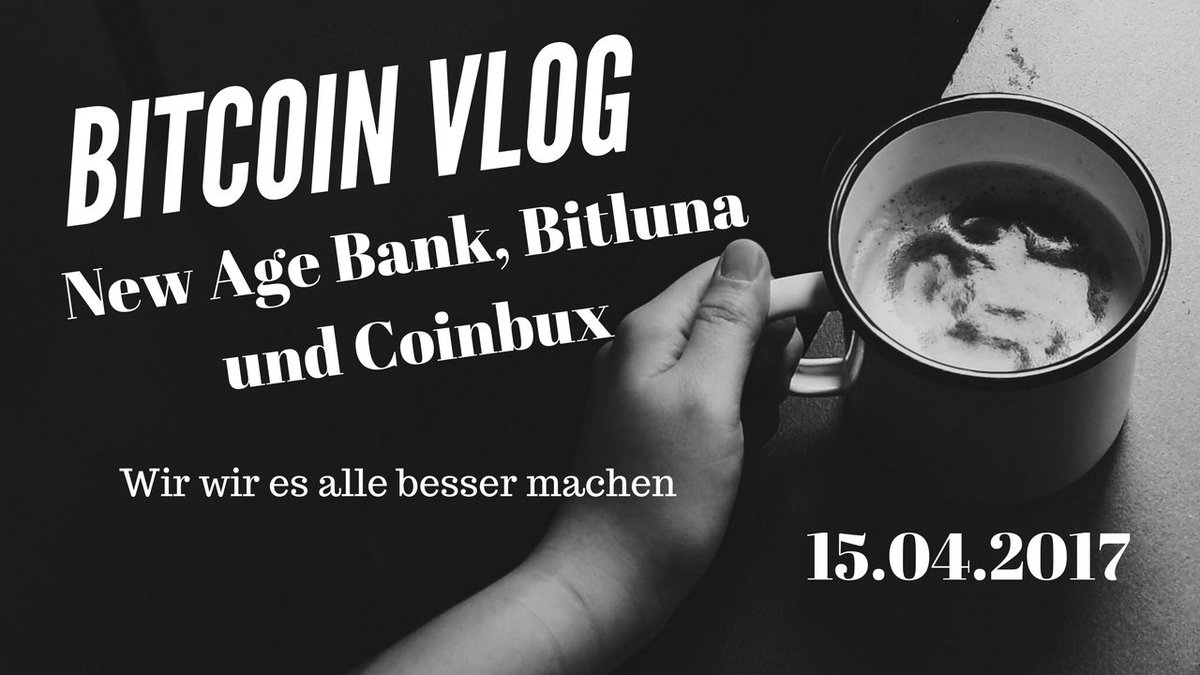 Bitcoin_Vlog's tweet photo. Ein neuer #bitcoin #investment #vlog ist online! News zu #coinbux #newagebank #bitluna #infinyy https://t.co/KrwvdluPWq https://t.co/SgQ8oERl6X