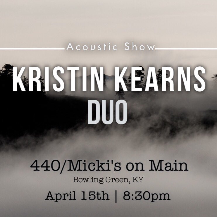 Hey #BowlingGreen! <a href="/nateparade/">Nate McCoy</a> and I will be at 440 Main tonight! #Fun starts at 8:30pm. Come hang out! #weekend #livemusic #acoustic