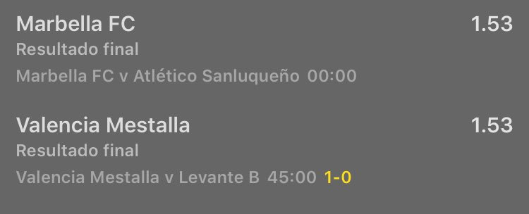 PSApicks's tweet image. Para rematar... El marbella se juega la liguilla de ascenso hoy en casa ante el colista.
Por su parte el Valencia B igual Levante descenso