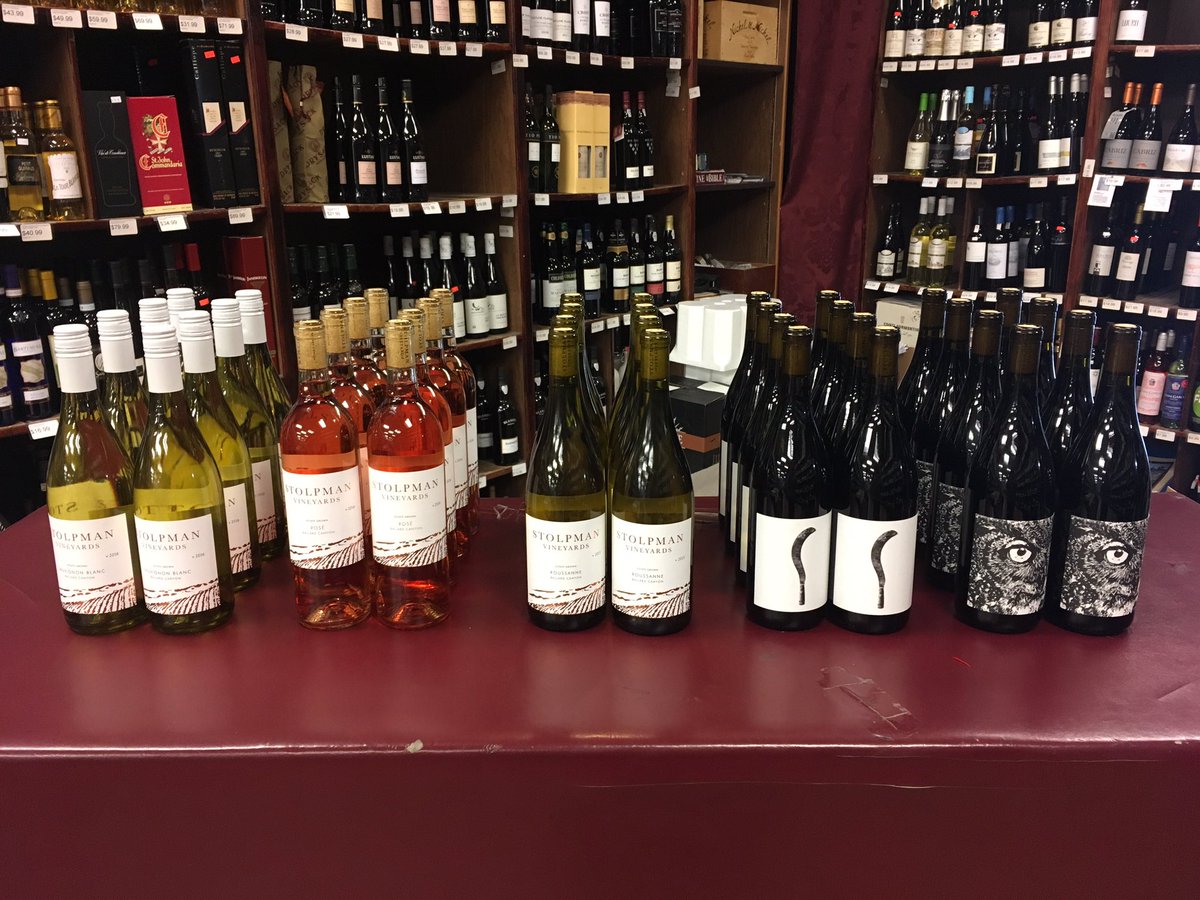 T-minus 1 hour until our #Saturday afternoon #stolpmanwine #tasting. Drop by for a taste, we will be pouring until 5pm.