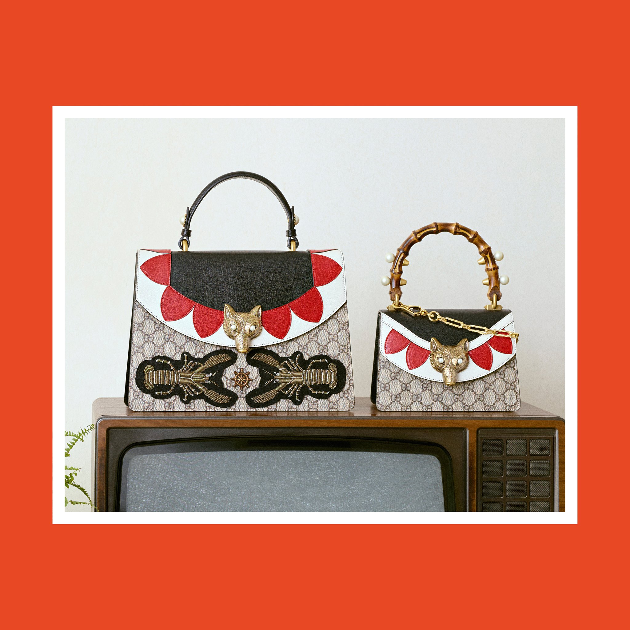 Gucci fox sales head bag