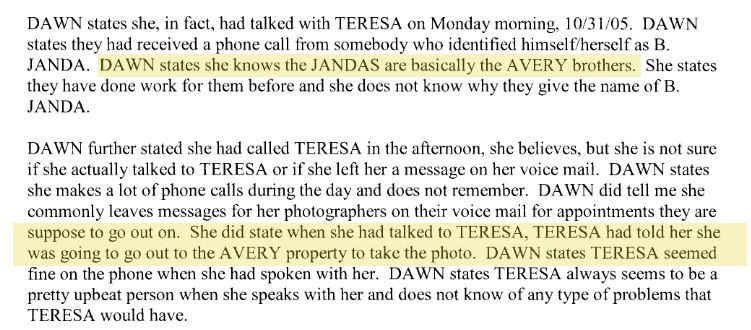 Jynxthinx's tweet photo. @bk79w @DrOz She knew where she was going and had no problems going there as Kratz assumes. Co workers did not say she was scared in original reports. https://t.co/AHvs3bfdAw