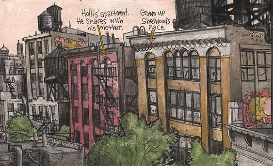 #comics, #architecture &amp; the #city: Farel Dalrymple (<a href="/fareldalrymple/">Farel Dal</a>): The Wrenchies (2014). Sheer genius, what can I say.