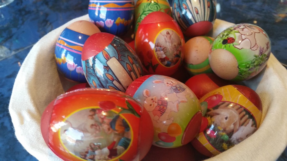 Happy Easter to all from The Arena.
Orthodox Christians decorate eggs for Easter.
