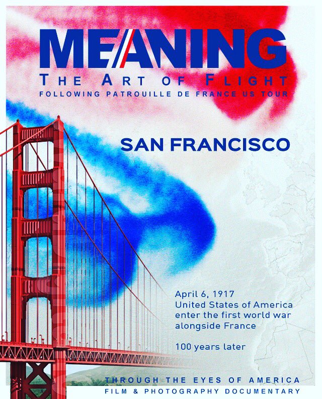 Mythic flight above #goldengatebridge
today around 6pm SF time
 #meaning #fraternity #PAFUSTour
