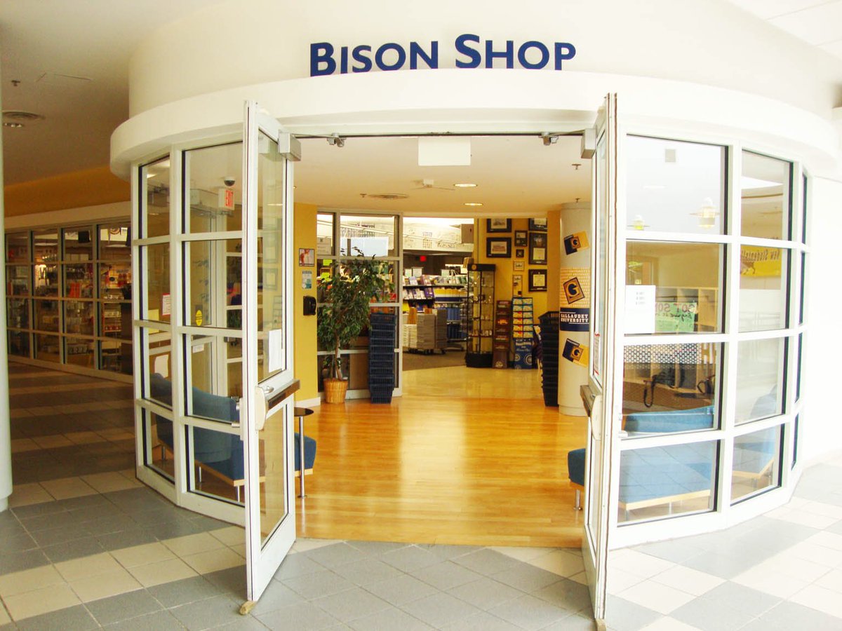 ColorFEST2017's tweet photo. FYI: on campus store Bison Shop is open today! https://t.co/Ma9l66Rs2X