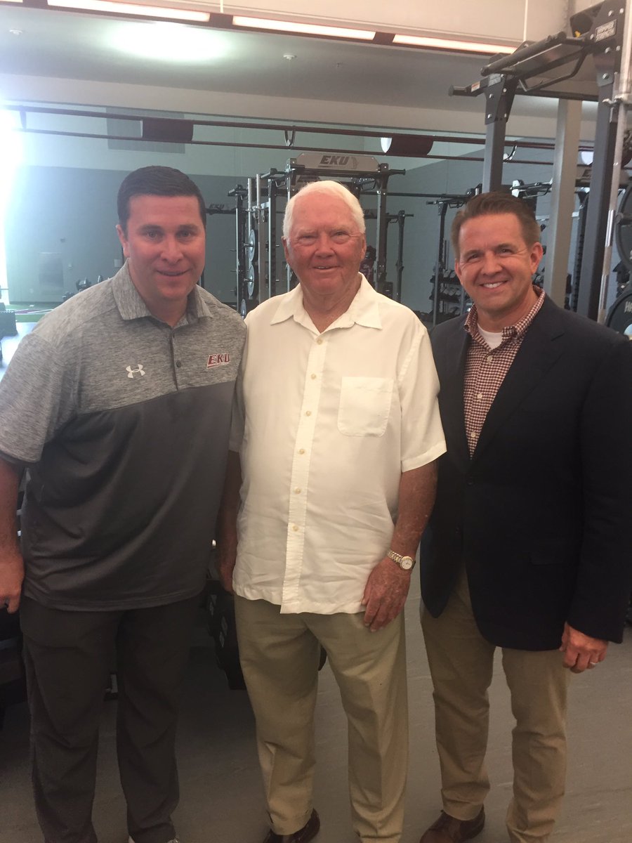 michaeltbenson's tweet photo. So grateful to Ron &amp; Sherrie Lou Noel for their support of @ekulibraries @EKUSports @EKUBaseball @EKUHoops Great friends! @EKUalums #GoBigE https://t.co/vFQFcD3fwK