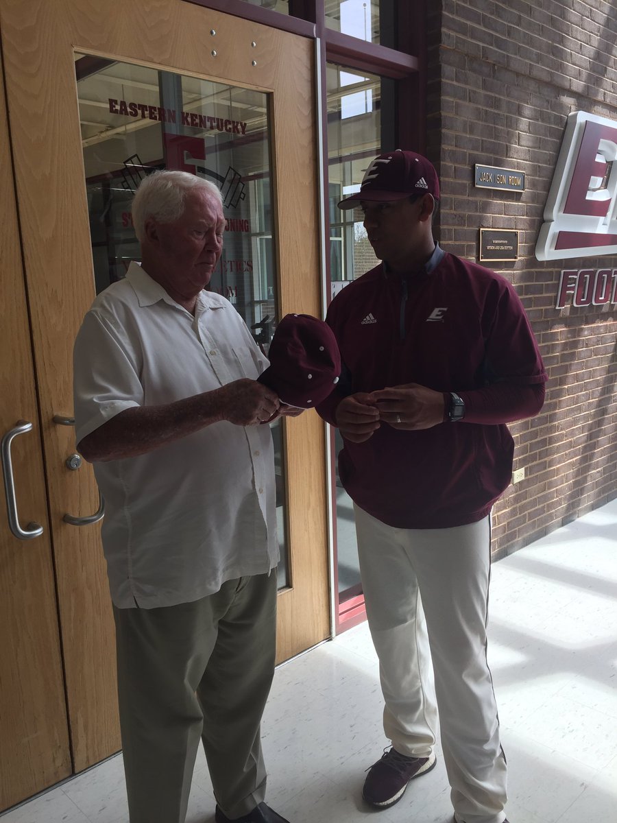 michaeltbenson's tweet photo. So grateful to Ron &amp; Sherrie Lou Noel for their support of @ekulibraries @EKUSports @EKUBaseball @EKUHoops Great friends! @EKUalums #GoBigE https://t.co/vFQFcD3fwK