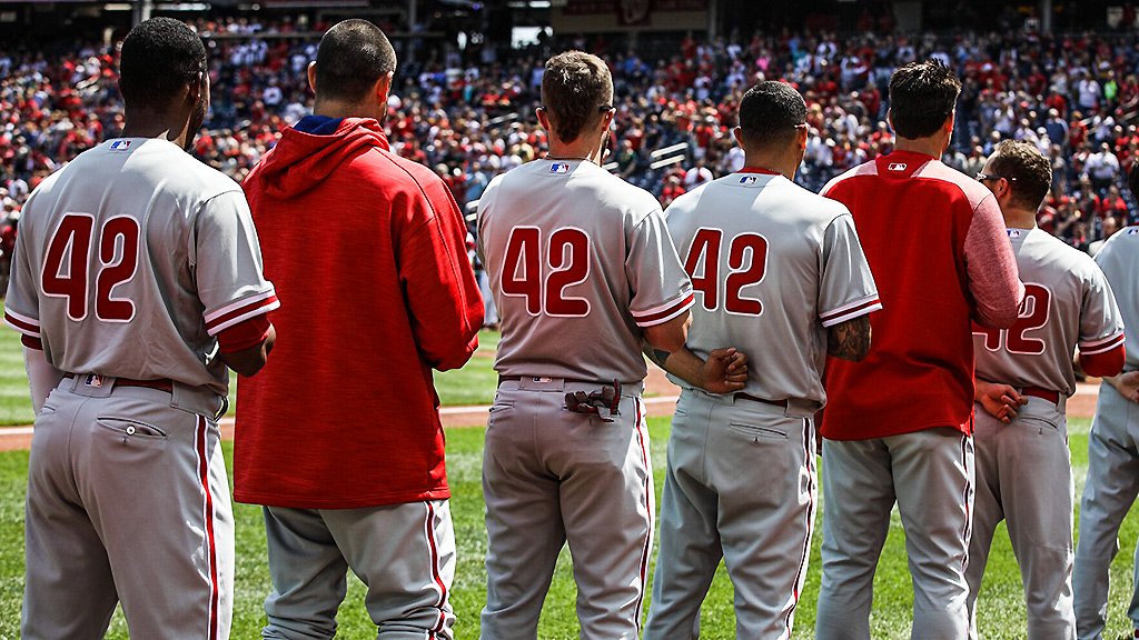 For the number on the back. #Jackie42