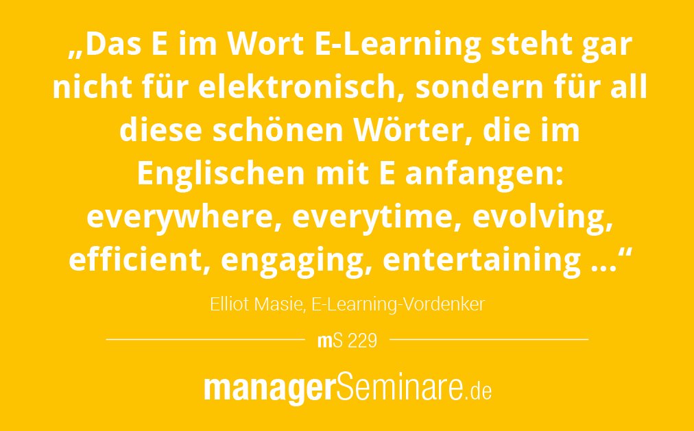 msmagazin's tweet photo. Wie Lernen 4.0 funktioniert. Mit einem Interview mit E-Learning-Vordenker Elliott Masie: https://t.co/1aBIxQ191q https://t.co/xGwD6pxp8n
