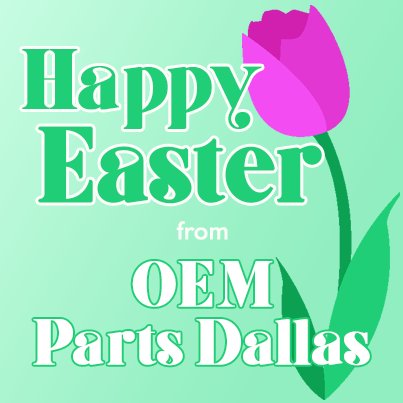 OEMPartsDallas's tweet photo. Happy Easter from OEM Parts Dallas! https://t.co/kv0R207oUO https://t.co/GEgW1AKlae