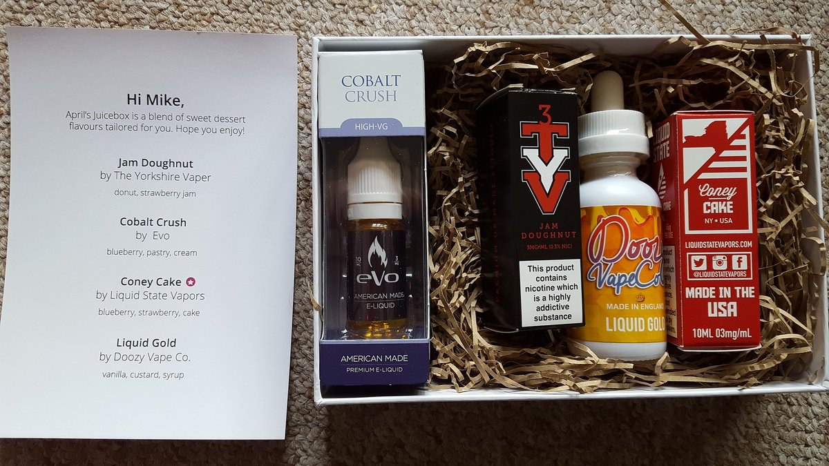 Oooh! Another fantastic #juicebox this month!  Really looking forward to these. Thank you <a href="/juice_box_uk/">Juicebox</a> :D