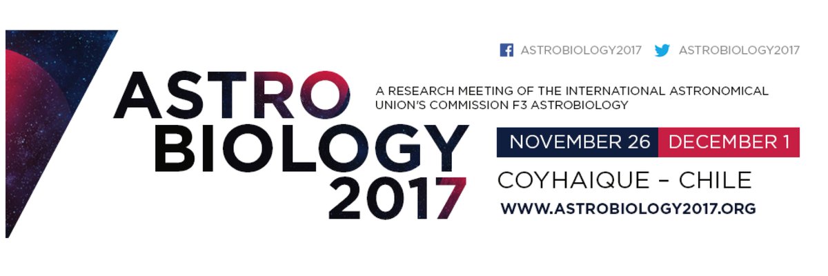 Chilecientifico's tweet image. Recuerda, del 26 de Noviembre al 1 Diciembre, Congreso Internacional de Astrobiología en Chile #ciencia #Coyhaique facebook.com/events/1916783…