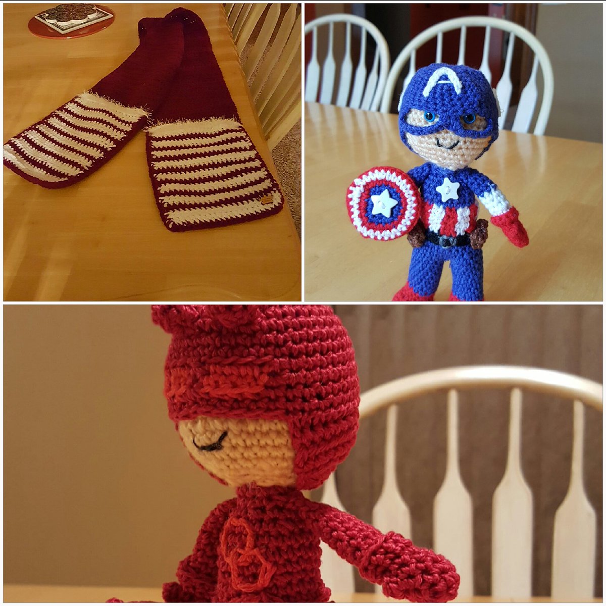 Lbryqueen's tweet photo. Catching up on orders. Next are Hamilton dolls. #crochet https://t.co/A0VCZR3wB0