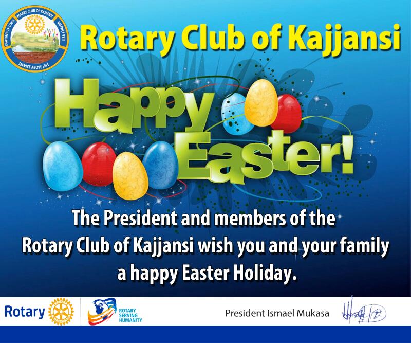 RotaryKajjans's tweet photo. Easter greetings to you all @baryaruha @BloodRotary @RotarySDC @KampalaSouth @rcklanorth @RotaryKiwatule @peterskm @FredMasadde @VisionGrp https://t.co/kuP52DlSpz
