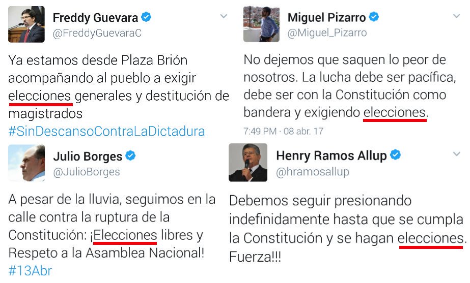 AnonymousVene10's tweet photo. ¡DEBEMOS DERROCAR AL RÉGIMEN!

POLÍTICOS SINVERGÜENZAS de la FALSA OPOSICIÓN quieren seguir con su JUEGO. ¿ELECCIONES CUANDO HAY DICTADURA?😡 https://t.co/6XrXGlNUg2