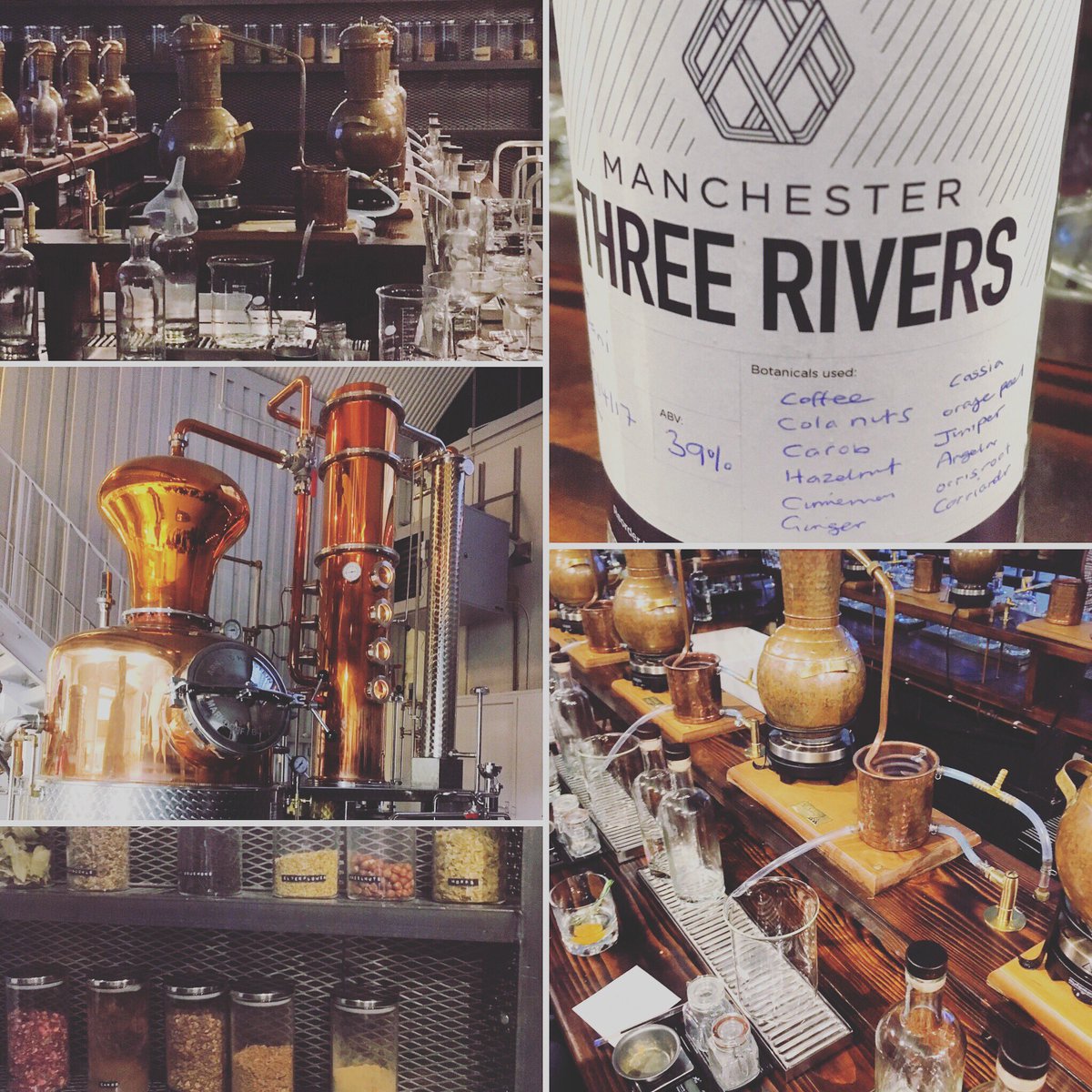 coffeescapemcr's tweet photo. Fun gin experience today at @McrThreeRivers making #coffeegin https://t.co/k9onv8TBlT