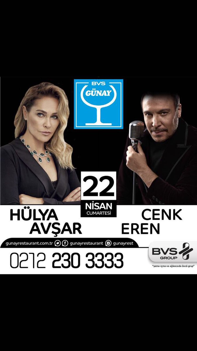 22 Nisan ⭐️🎤🎤<a href="/cenkerenonline/">Cenk Eren</a> <a href="/hulyavsar/">Hulya Avsar</a>