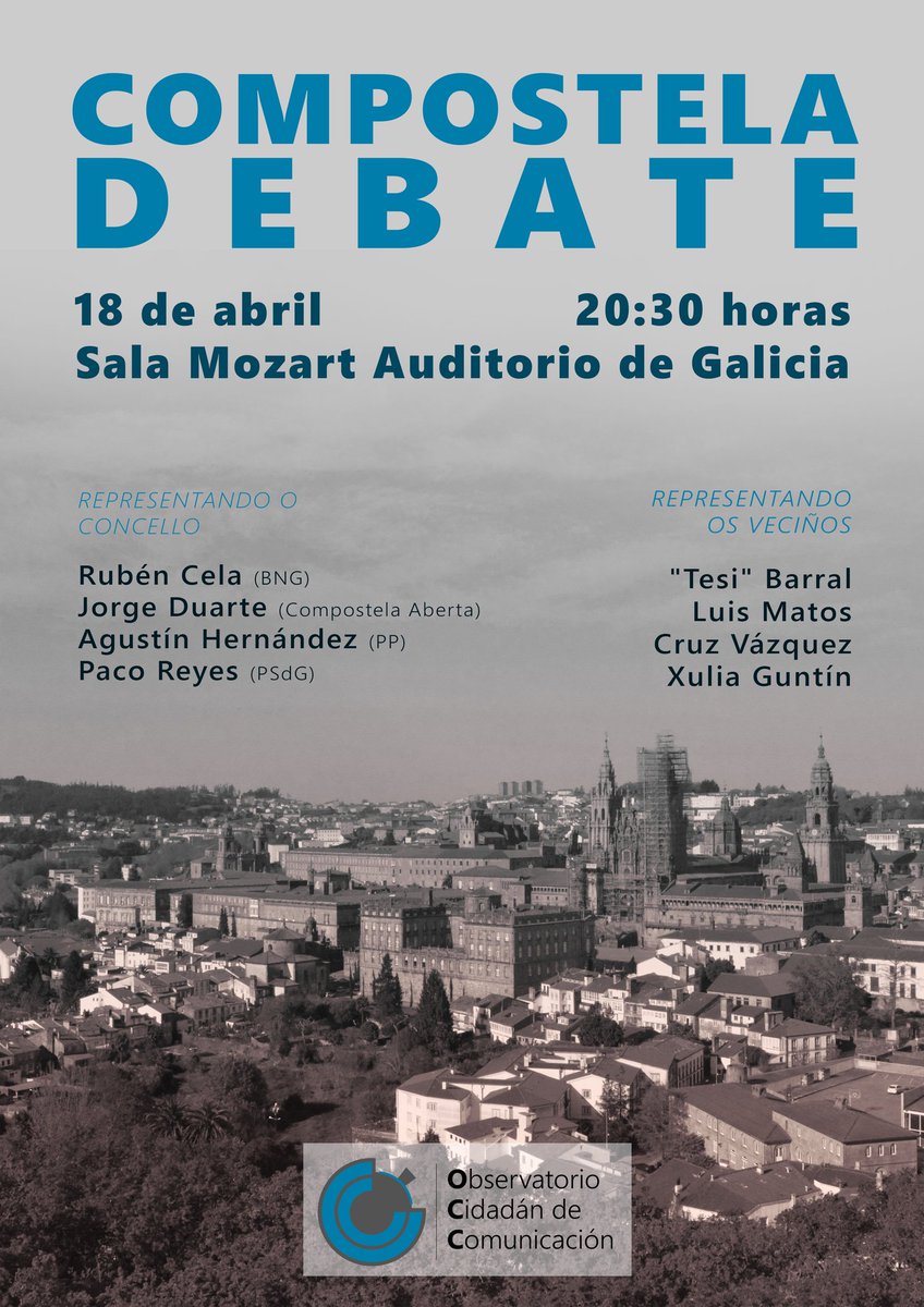 OCC_SdC's tweet photo. Lembra: #CompostelaDebate é un espazo aberto no que ti tamén podes participar. Agardámoste! https://t.co/jIlT3VxIsi