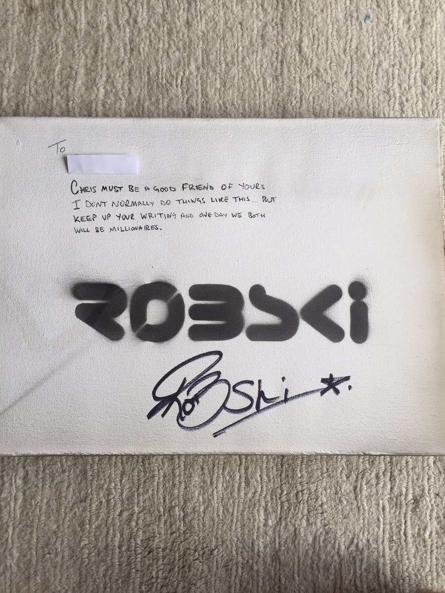 Gloriouscharlie's tweet photo. A very special present.
Thank you #Robski https://t.co/zpJKHzhvuF