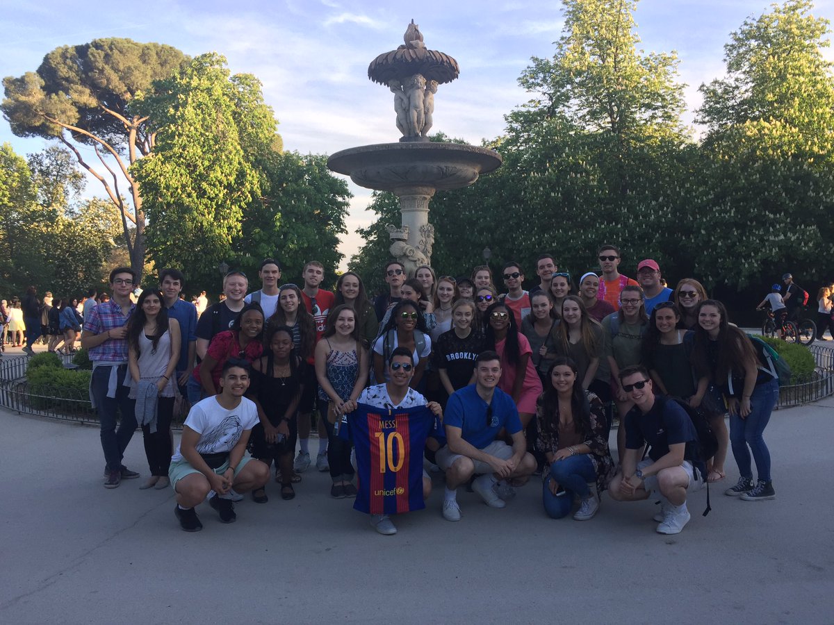 With our former exchange student Jaime Gonzalez #rvspain2017 #parquederetiro