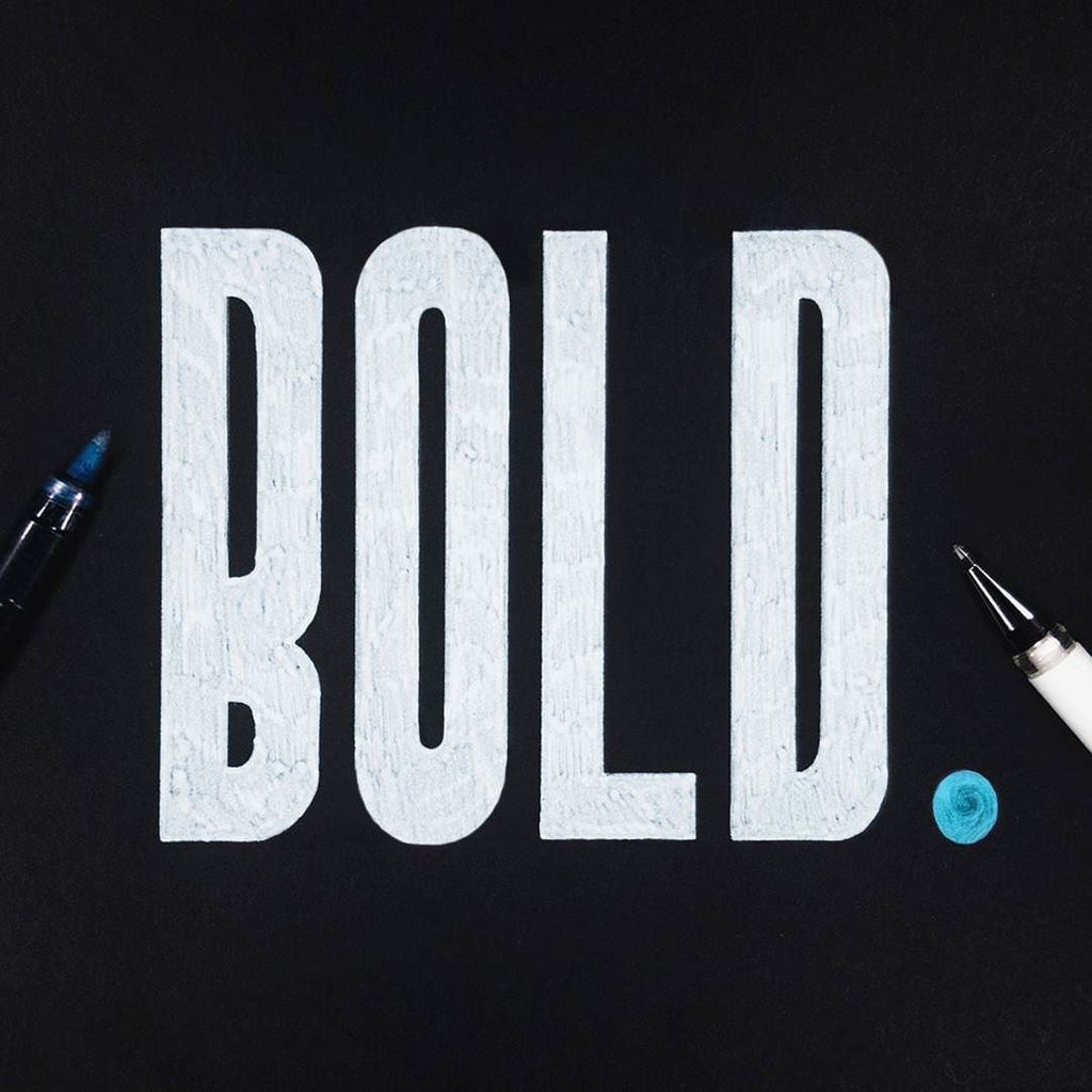 rhyswallaceco's tweet photo. [105/365] - BOLD.
.
.
.
.
.
#typegang #goodtype #strengthinletters #ligaturecollective #typespire #typism #calligr… https://t.co/a7MrLZY0XJ https://t.co/gmfLSUJnZg