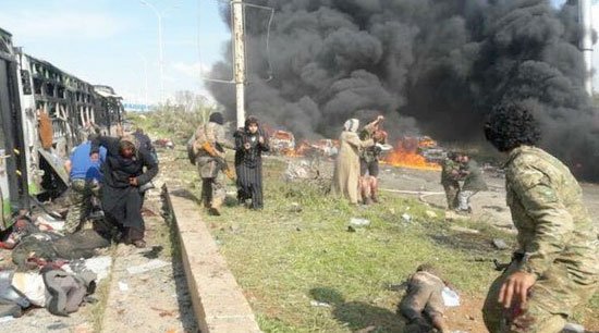 CMILANOTICIA's tweet photo. Defensa Civil siria recupera más de 100 cuerpos tras explosión en #Alepo https://t.co/jgAvpCjfxs https://t.co/9A6I9ysBxK