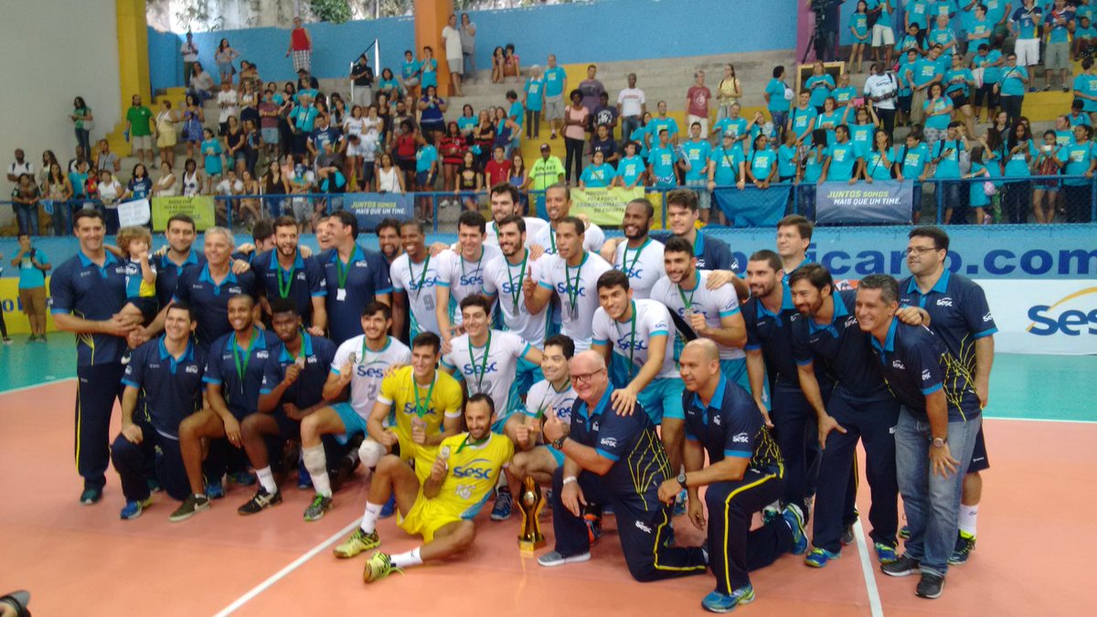 O time campeão da #SuperligaB está passando pela sua timeline! 🏅#ProgramaSescEsporte