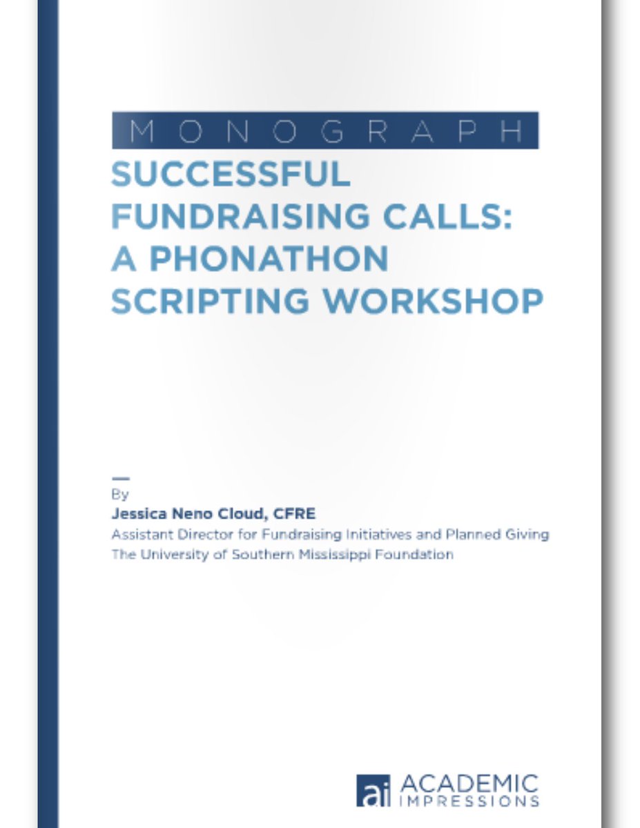 jcloudrealdeal's tweet photo. My guide to #phonathon scripts has helped many institutions. Grab your copy to improve your #fundraising: https://t.co/SUuMJSTmW5 #telefund https://t.co/ziTPYYMX3U