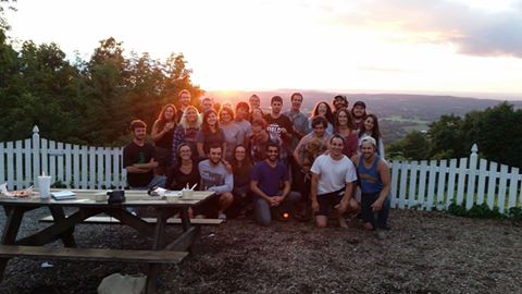 MEVOearth's tweet photo. #Flashback to Ananda #ashram in Monroe, New York and our 2016 #summer @MEVOearth interns. https://t.co/to7n2bvQp5