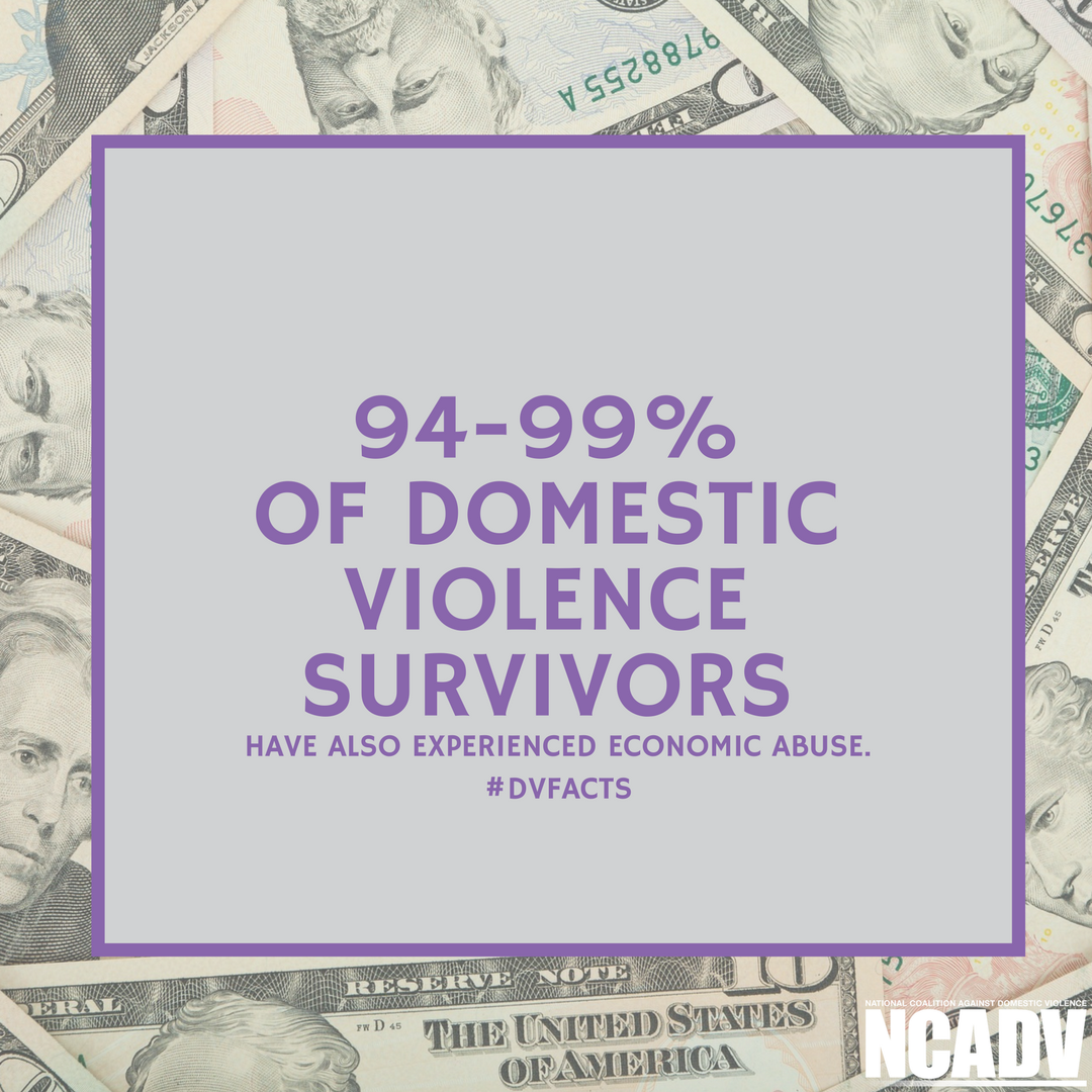 sj_action's tweet photo. Economic abuse is domestic violence. #DVFacts https://t.co/h9ckpz1w0Z