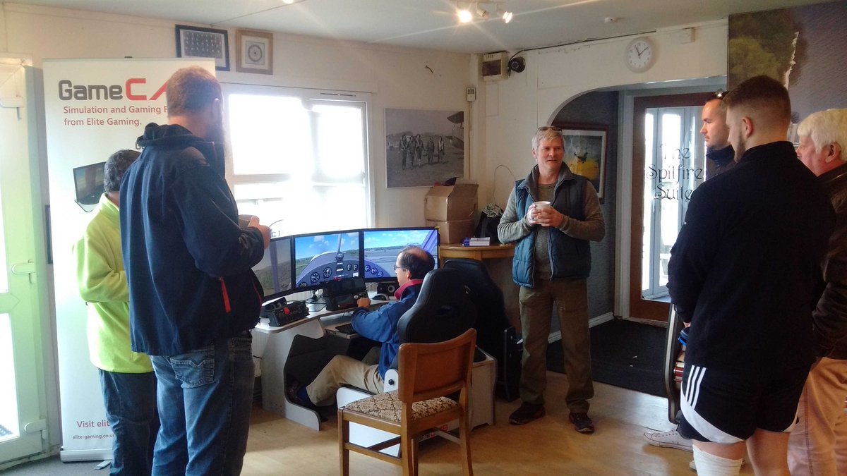 GameCommanderUK's tweet photo. #gamecab flight getting lots of use at #airways airports easter open weekend, every flying school needs on of these https://t.co/INiEcerD6S