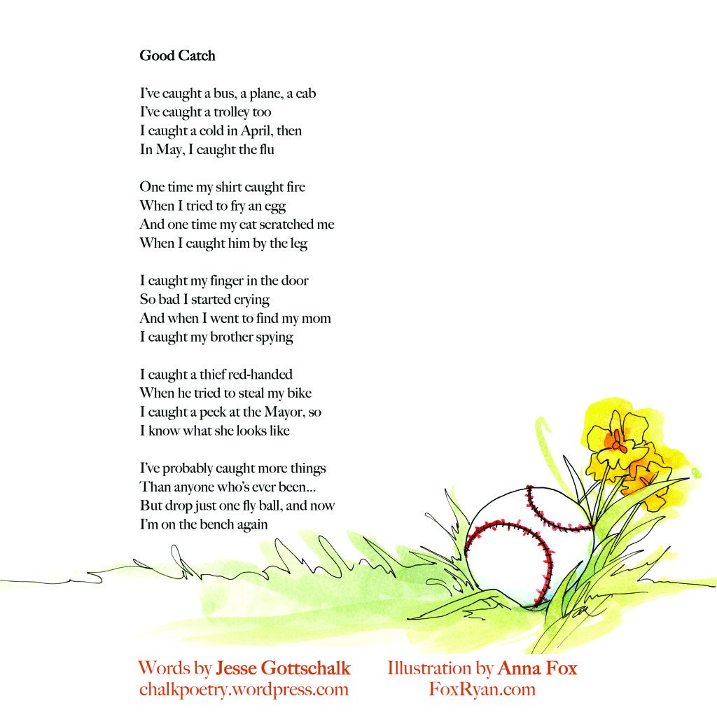 jez3g's tweet photo. Good Catch, illustrated by @IAmAnnaFox #poetry #poem #kidlit https://t.co/xmyxJsdoOo https://t.co/4u8N8y5ZUD
