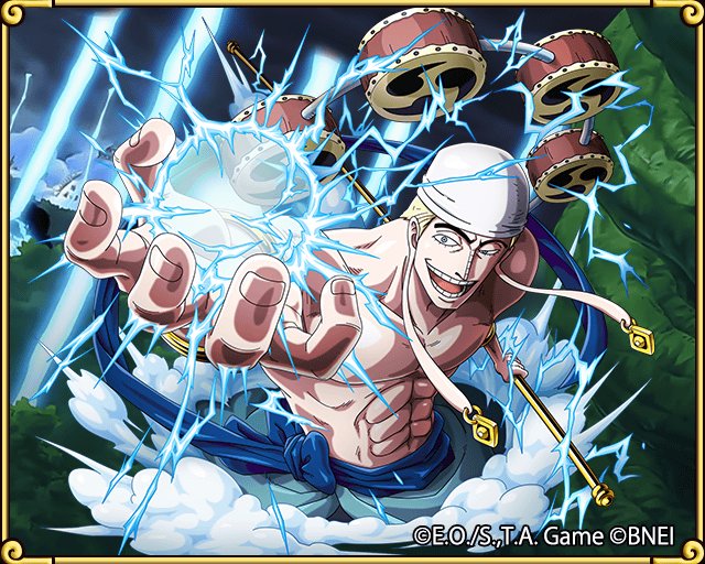 Found a Transponder Snail!
Exclusive shots of Skypiea's "Kami," Eneru!
bnent.jp/optc-den2e/ #TreCru