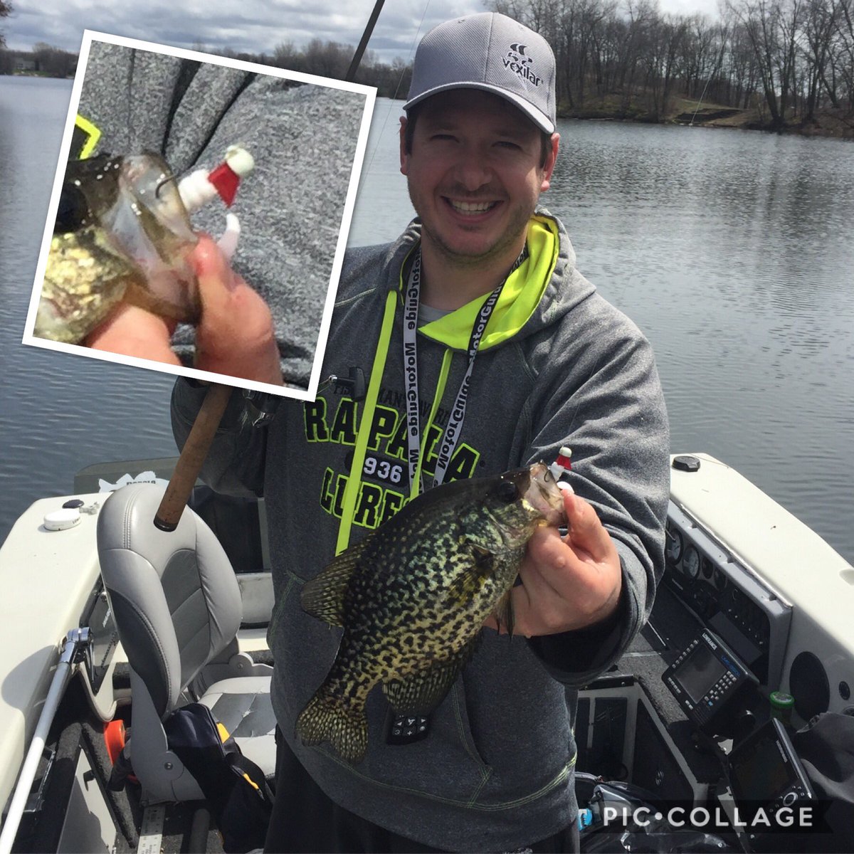 Slaying crappies on the #crazyjig.