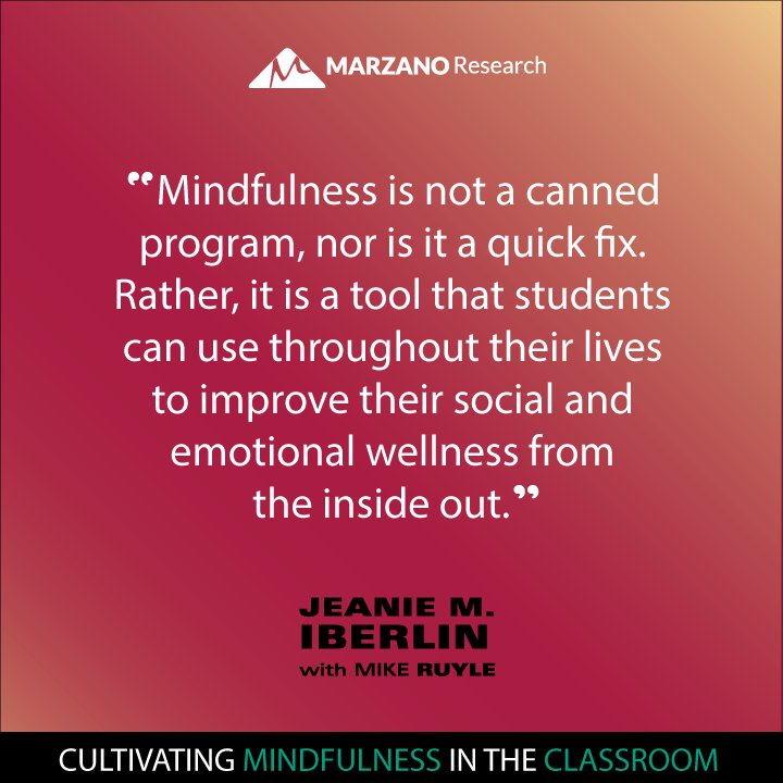MarzanoResource's tweet photo. Strategies educators can use with students to incorporate #mindfulness into their schools and classrooms: https://t.co/8SYme2Z4ve https://t.co/hsQgIq93qH