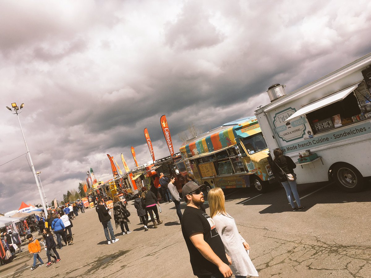 #foodtruck #festival in #cloverdale today! And guess what? The #sun is showing up! We'd love to see you here!