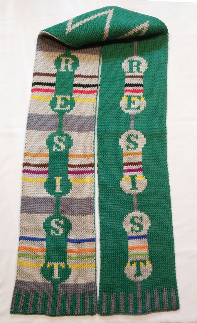 fallingblox's tweet photo. New pattern for the Science March (and beyond) https://t.co/wxaq9VAqUB #doubleknitting #resist #marchforscience https://t.co/3jbkzXFygL