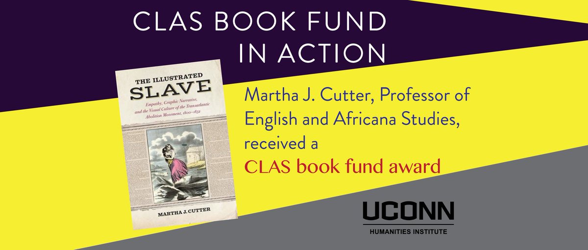 UCHI_UConn's tweet photo. CLAS BOOK FUND IN ACTION @MarthaCutter Professor of English &amp; @AFRAUConn Studies, received a CLAS book fund award https://t.co/fVcVOQbZcH https://t.co/Qnu2T5PrDC