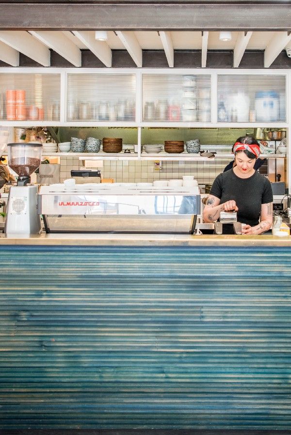 A huge mix of destination diners, coffee fanatics, mechanics and firefighters. 

Meet <a href="/MeccaCoffee/">Mecca</a>: j.mp/2o5foLF 👌