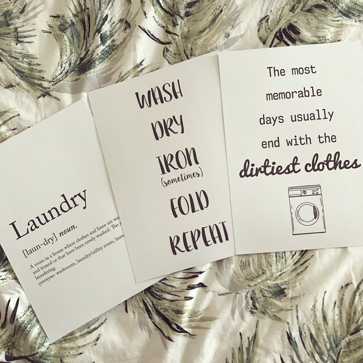 CosyPrints's tweet photo. Check out some of our new laundry room prints! Now available on our Etsy store, link in bio ✨ https://t.co/HHEUYqve00