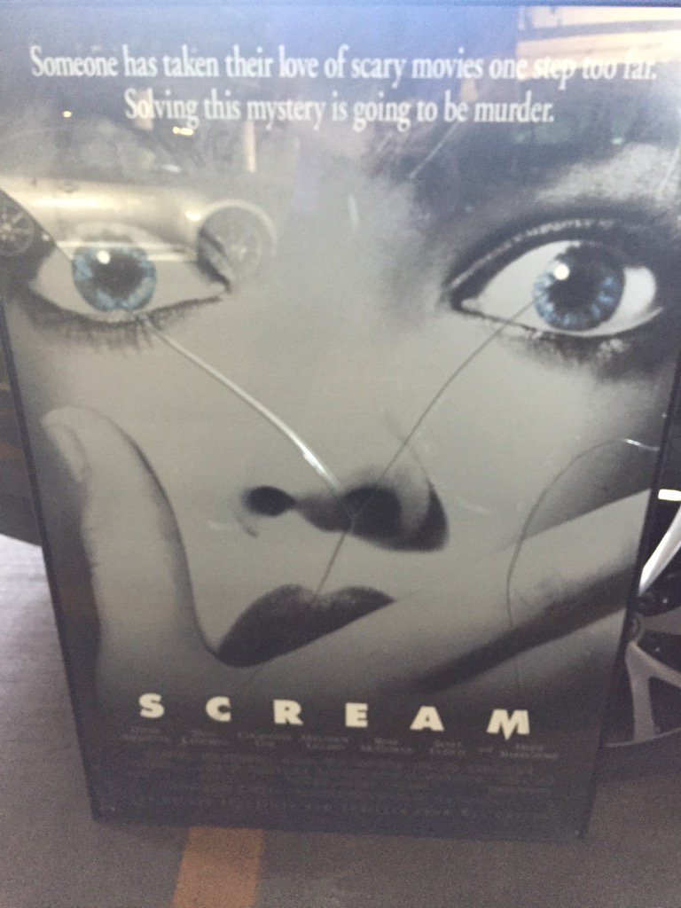 TheInSneider's tweet photo. It may not be a fancy Mondo poster but I've had this for 20 YEARS and today we're renewing our vows. #PutAFrameOnIt https://t.co/hH9JfN593z