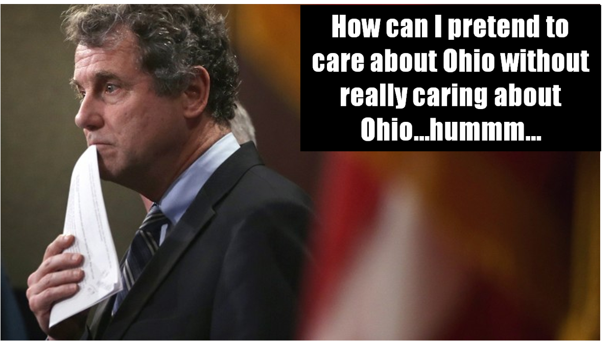 Slylobo's tweet photo. .@SenSherrodBrown u signed #CleanAir #CleanWater ltr 2 Trump #BigFuckingDeal Why aren't u #BanningFracking in #KeepWayneWild u little twerp? https://t.co/IxZYhxqCAC