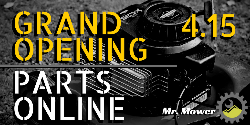 mr_mower's tweet photo. Grand Opening today! Buy mower parts online and #mowhappy https://t.co/Pol5IhfsD3