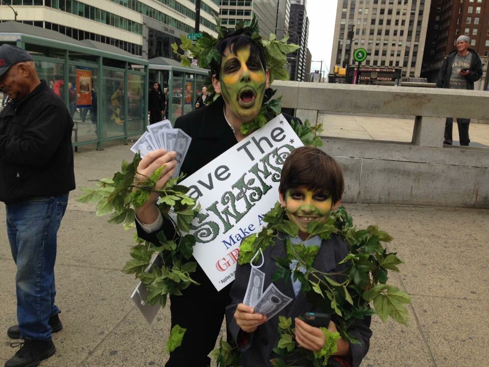 TuesdaysToomey's tweet photo. #SwampCaucus represents at #PhillyTaxMarch!
#SaveTheSwamp, don't #DrainTheSwamp and definitely don't #showusyourtaxes! #Savethe1percent https://t.co/NTtqQLx8fH